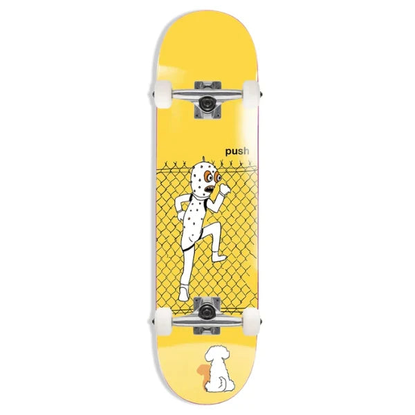 Push Spot Check First Push Yellow 8.25" Complete Skateboard