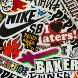 Long Beach Skate Assorted Pin & 5 Assorted Stickers