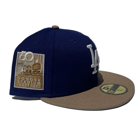 New Era Los Angeles Dodgers Western Khaki Blue & Tan 59Fifty Fitted Hat