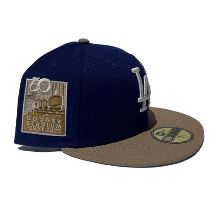 New Era Los Angeles Dodgers Western Khaki Blue & Tan 59Fifty Fitted Hat