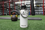 AquaMount Pro 24oz Coastal White Water Bottle