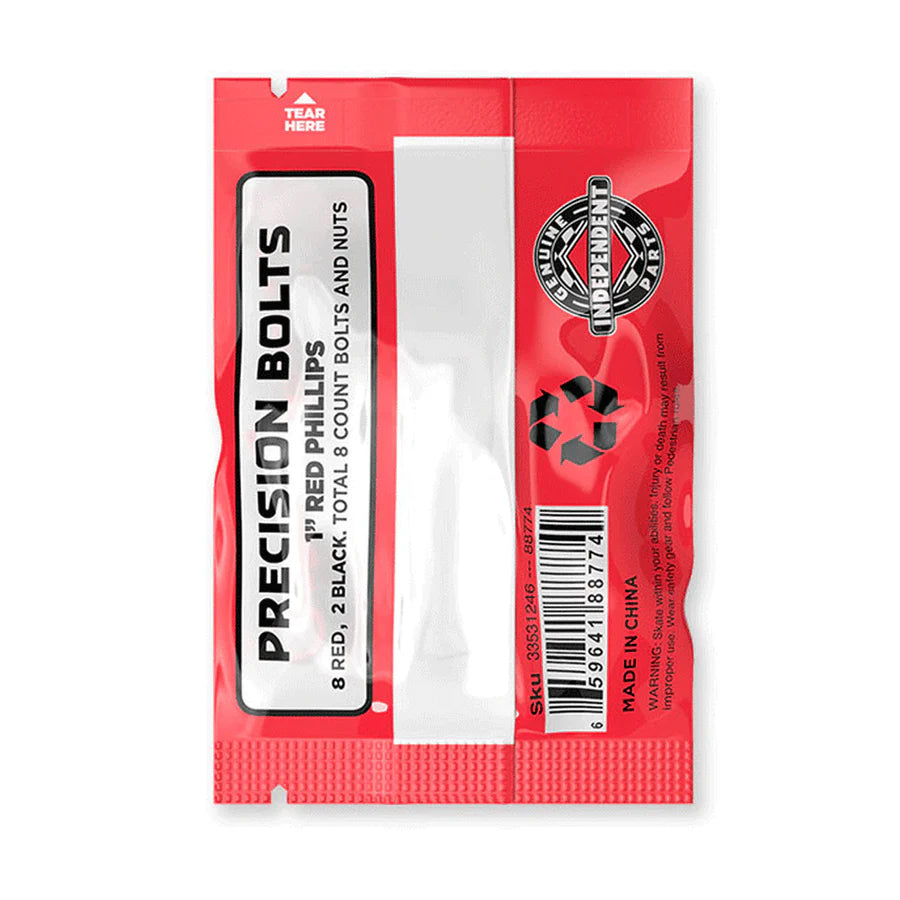 Independent 1" Red / Black Pack Phillips Hardware with Tool