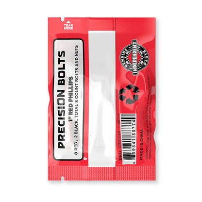 Independent 1" Red / Black Pack Phillips Hardware with Tool
