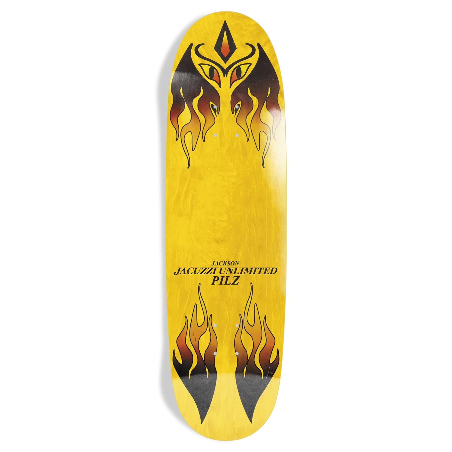 Jacuzzi Jackson Pilz Skim Board 9.125" Football Shaped Skateboard Deck - PINK
