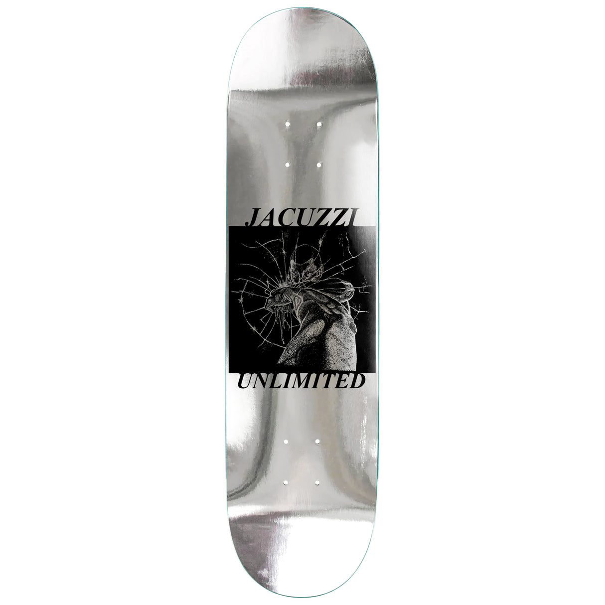Jacuzzi Smash Jet Ski Popsicle EX7 Silver 8.25" Skateboard Deck - 8.25"