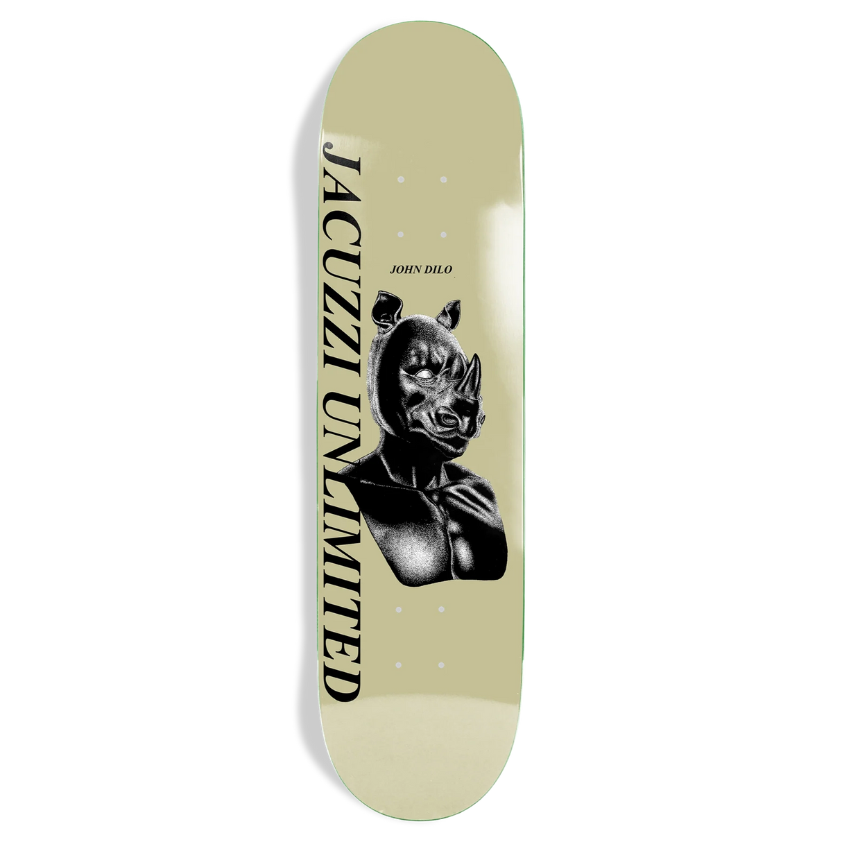 Jacuzzi John Dilo Safe Word EX7 Light Olive 8.375" Skateboard Deck