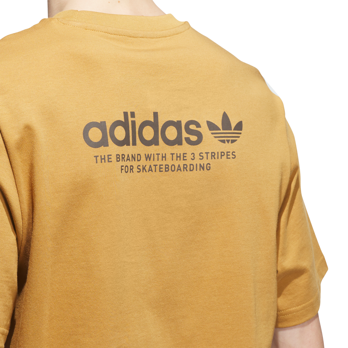 Adidas Skateboarding 4.0 Logo Mesa Yellow Shaoli S/s Shirt