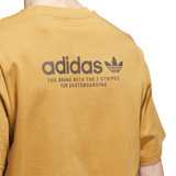 Adidas Skateboarding 4.0 Logo Mesa Yellow Shaoli S/s Shirt