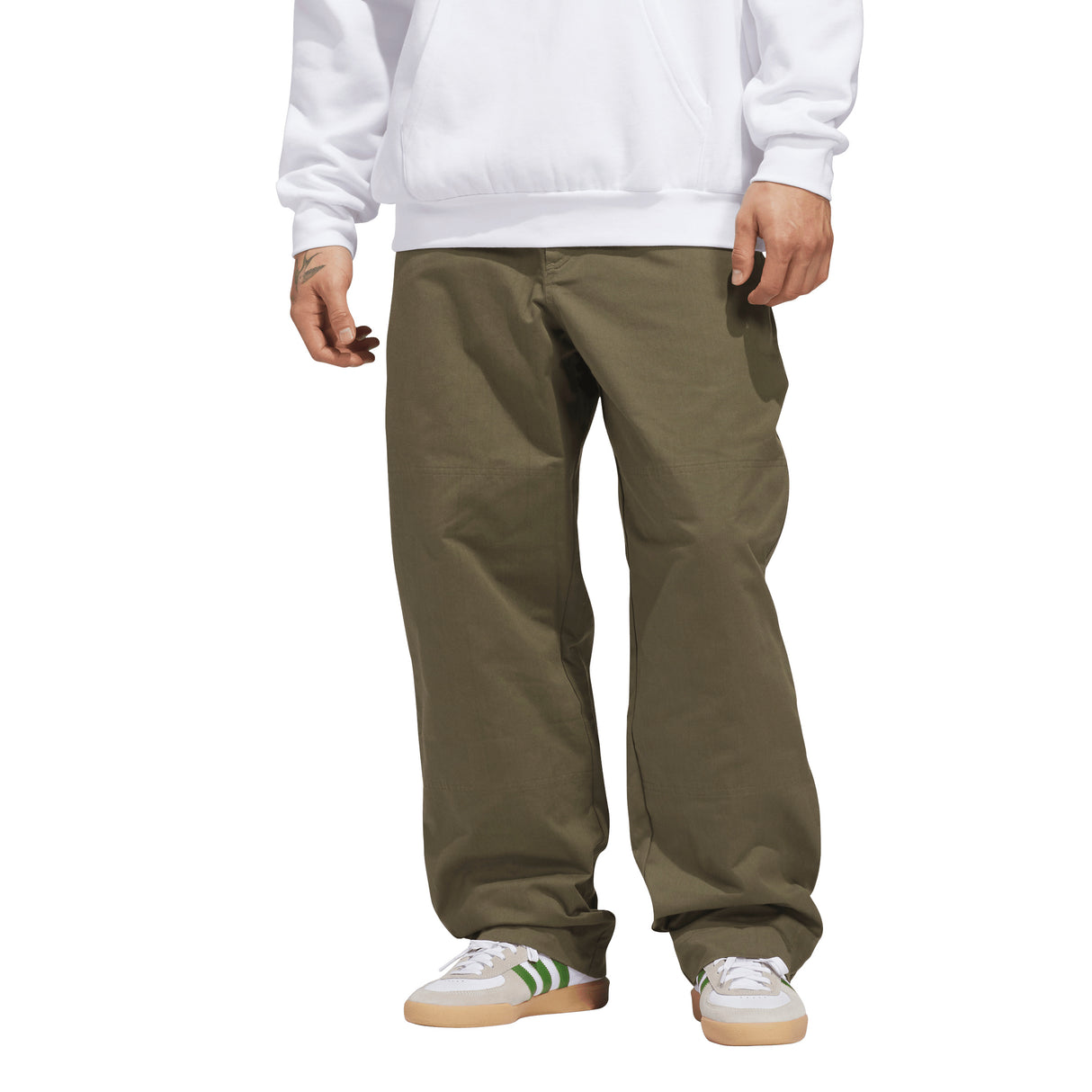 Adidas Skateboarding Olive Strata Chino Pants