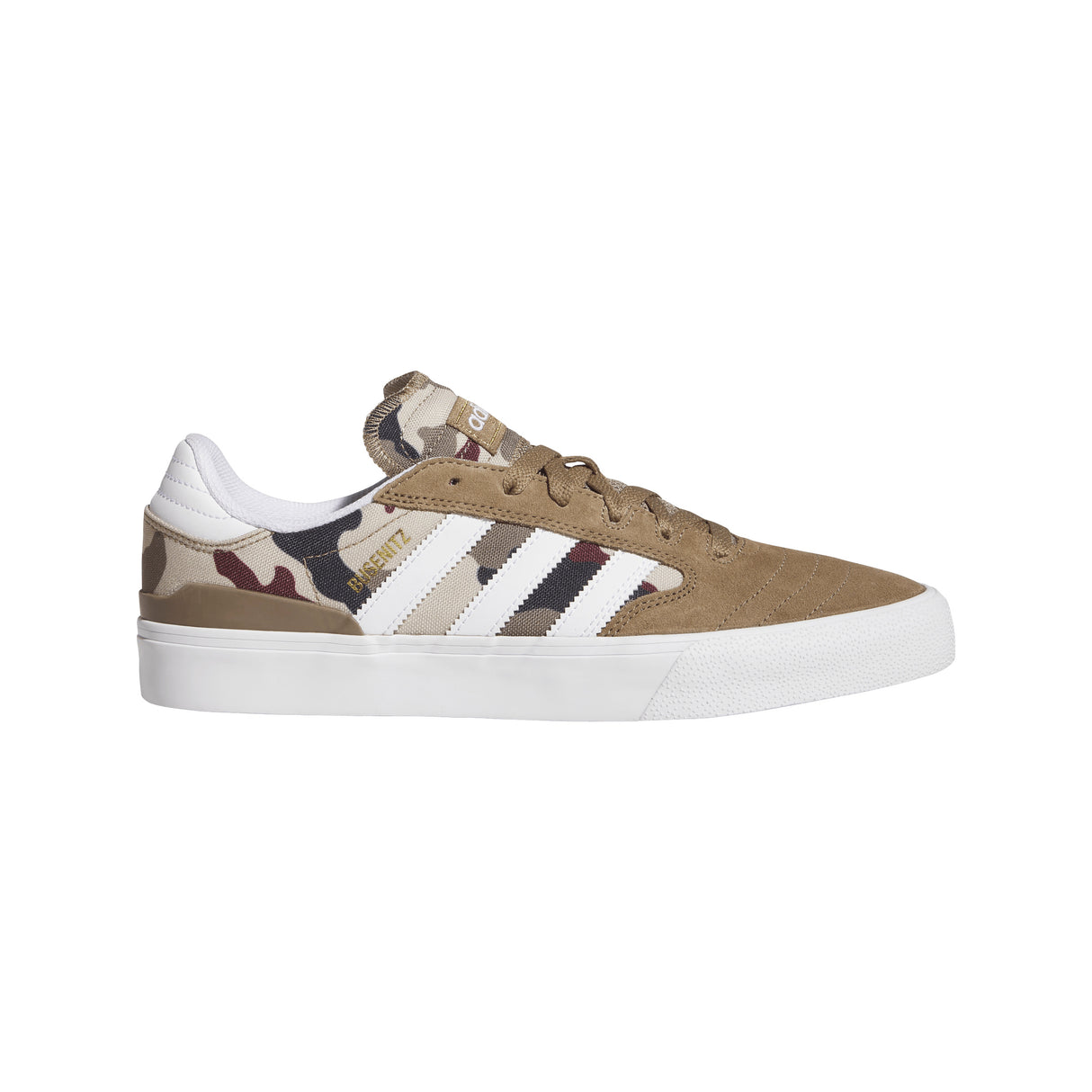 Adidas Busenitz Vulc II Khaki Six / Cloud White / Aurora Ink Shoes