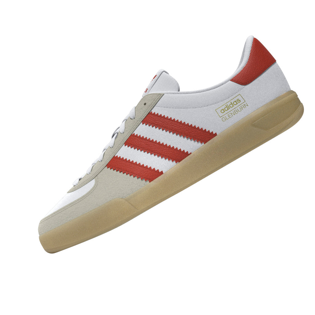 Adidas Glenburn Cloud White/Better Scarlet/Gum Shoes