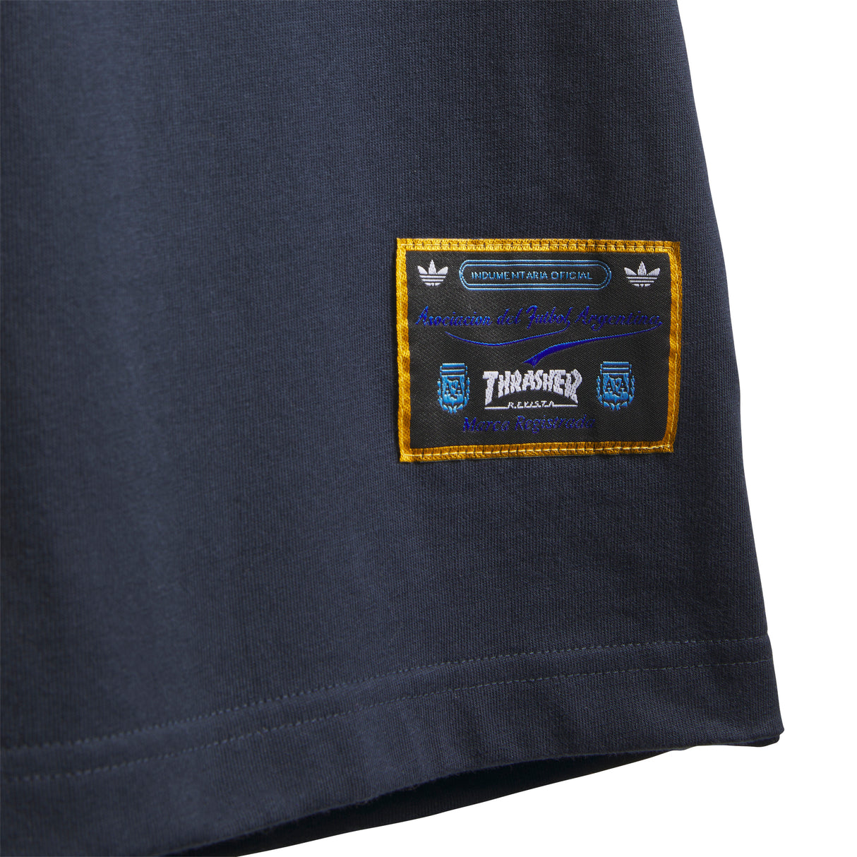Adidas Skateboarding x Thrasher x AFA Night Navy S/s Shirt