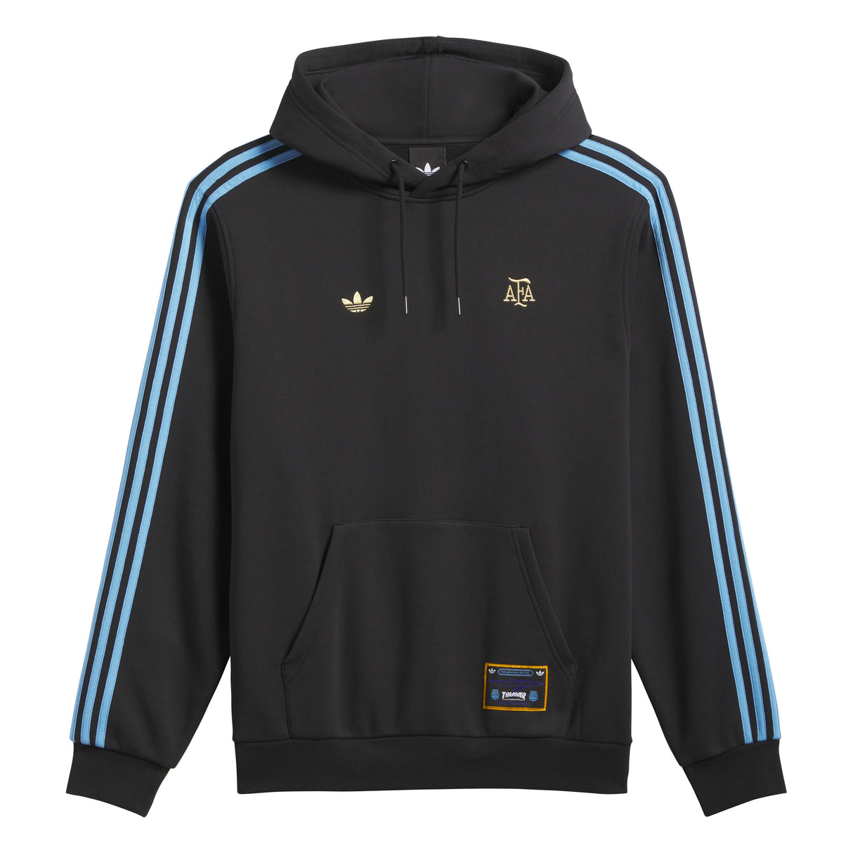 Adidas Skateboarding x Thrasher x AFA Black Hooded Sweatshirt