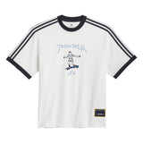 Adidas Skateboarding x Thrasher x AFA Gonz Core White Ringer S/s Shirt