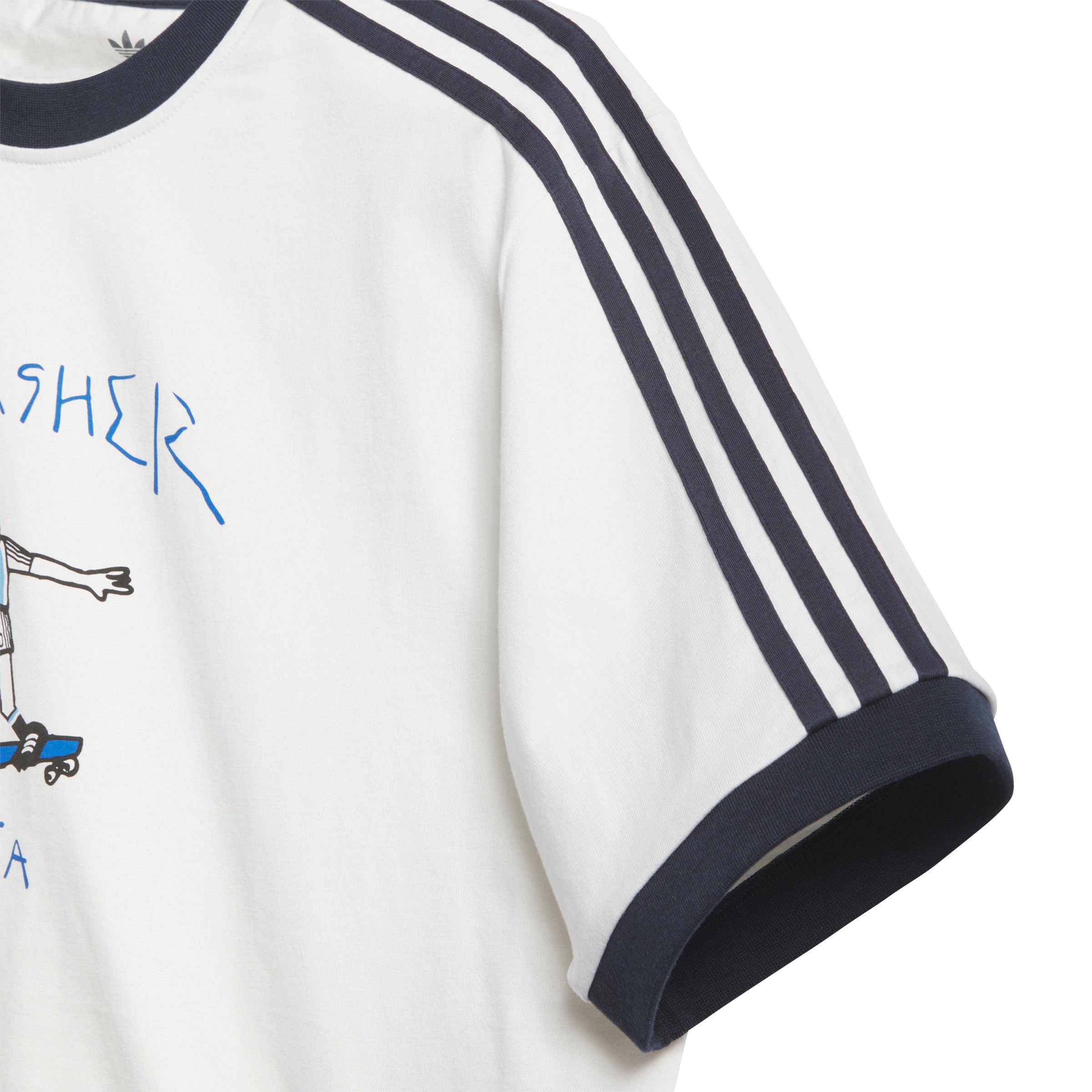 Adidas Skateboarding x Thrasher x AFA Gonz Core White Ringer S/s