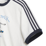 Adidas Skateboarding x Thrasher x AFA Gonz Core White Ringer S/s Shirt