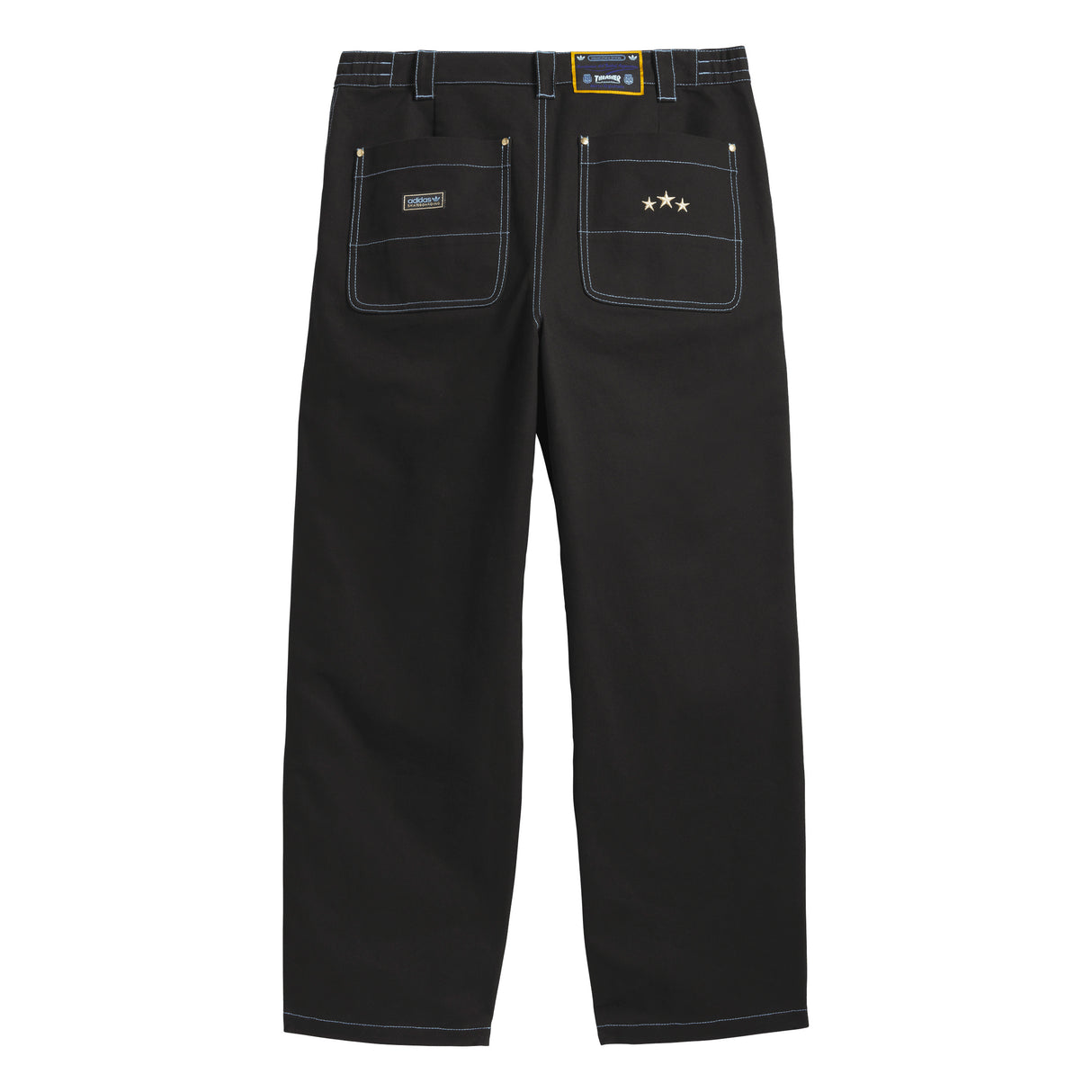 Adidas Skateboarding x Thrasher x AFA Black Chino Pants