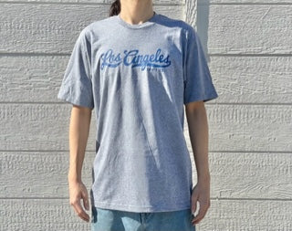 Los Angeles Skate Co "Vin Scully" Grey/Blue S/s Shirt