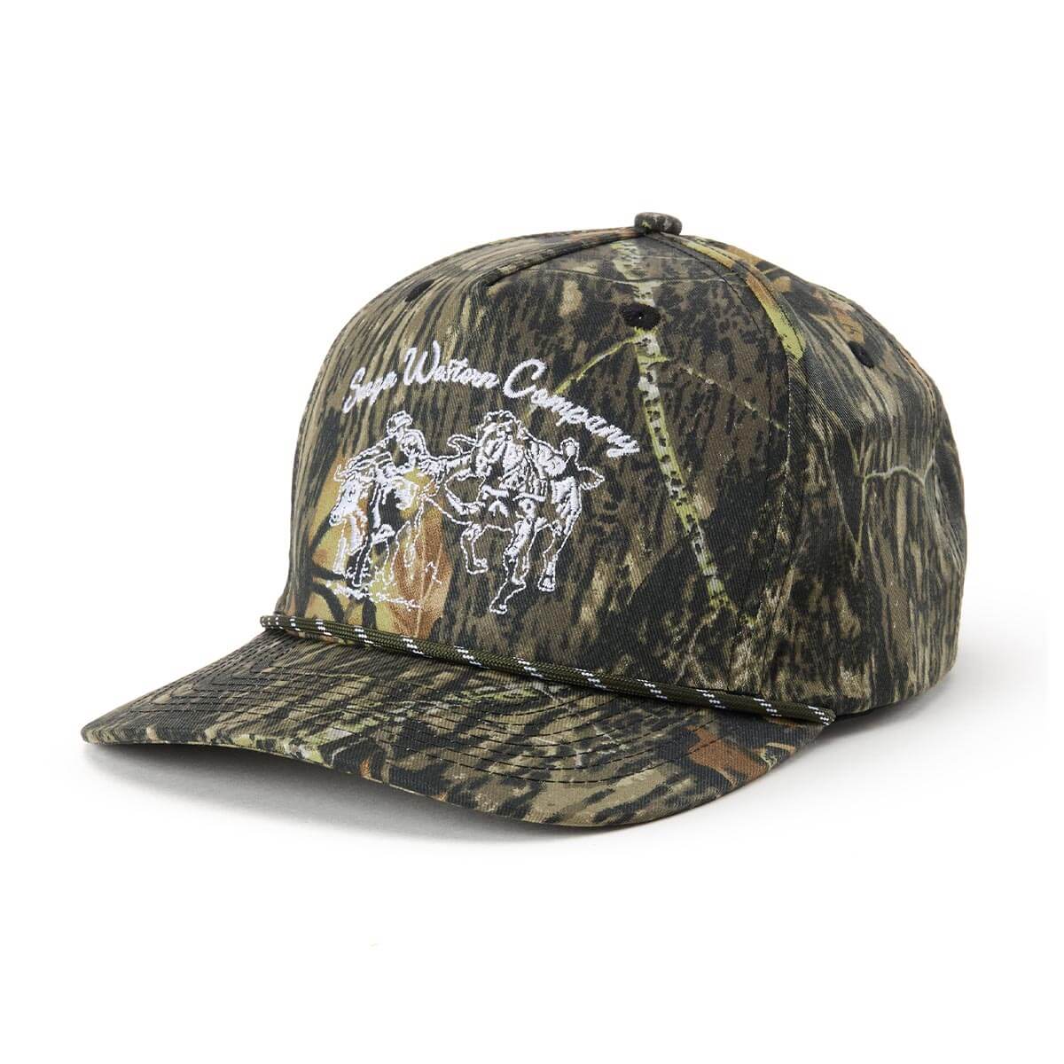 Seager Los Rios Twill Camo Snapback Hat