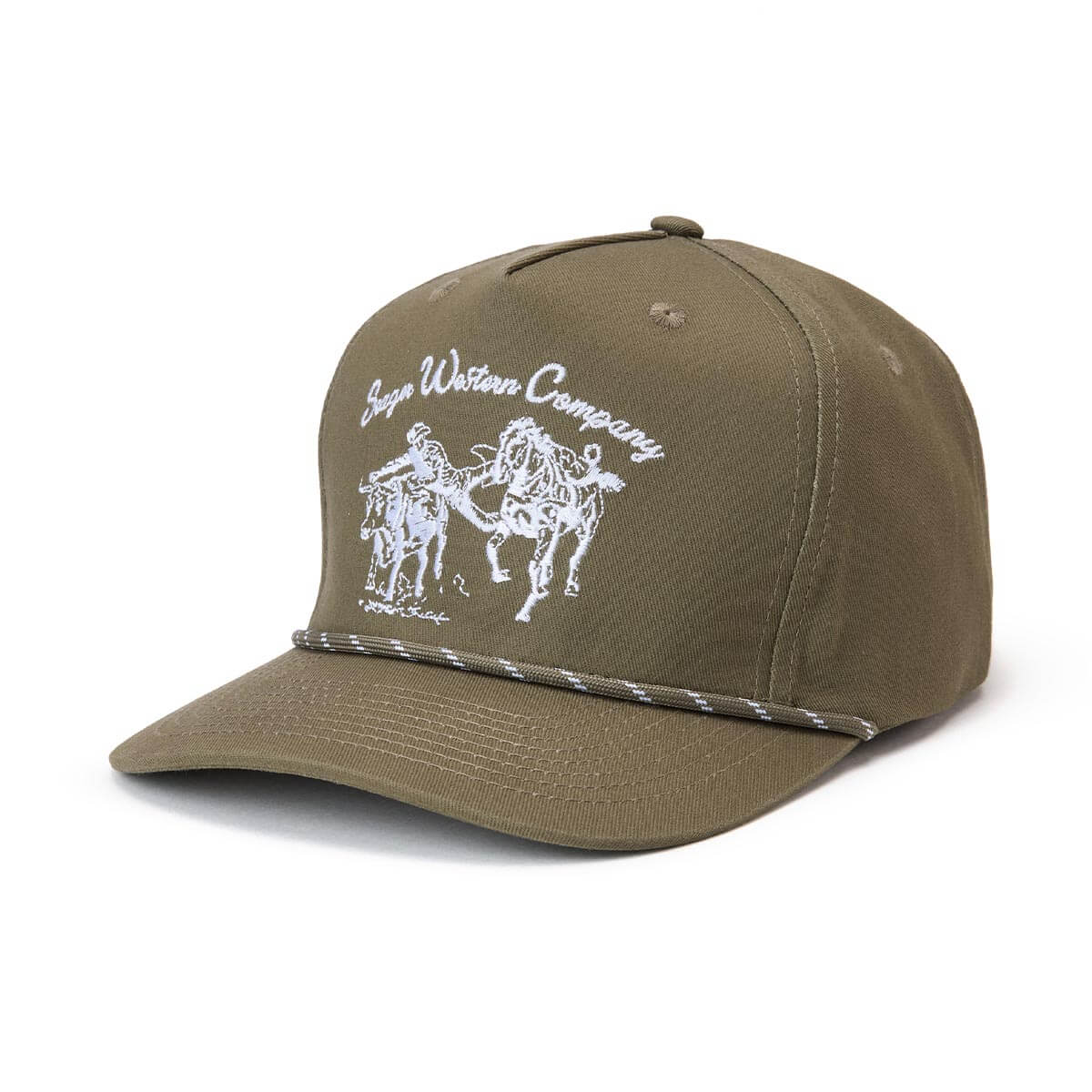 Seager Los Rios Twill Woodland Snapback Hat