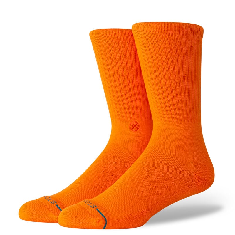 Stance Icon Orange Crew Socks