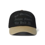 HUF Olympia Black 6 Panel Hat