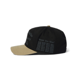 HUF Olympia Black 6 Panel Hat