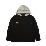 HUF Olympia Black Hooded Overshirt