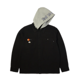 HUF Olympia Black Hooded Overshirt