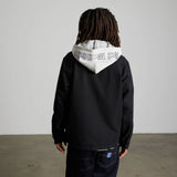 HUF Olympia Black Hooded Overshirt