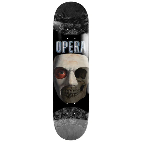 Opera Skull Mask Symmetrical EX7 Pop Slick Skateboard Deck