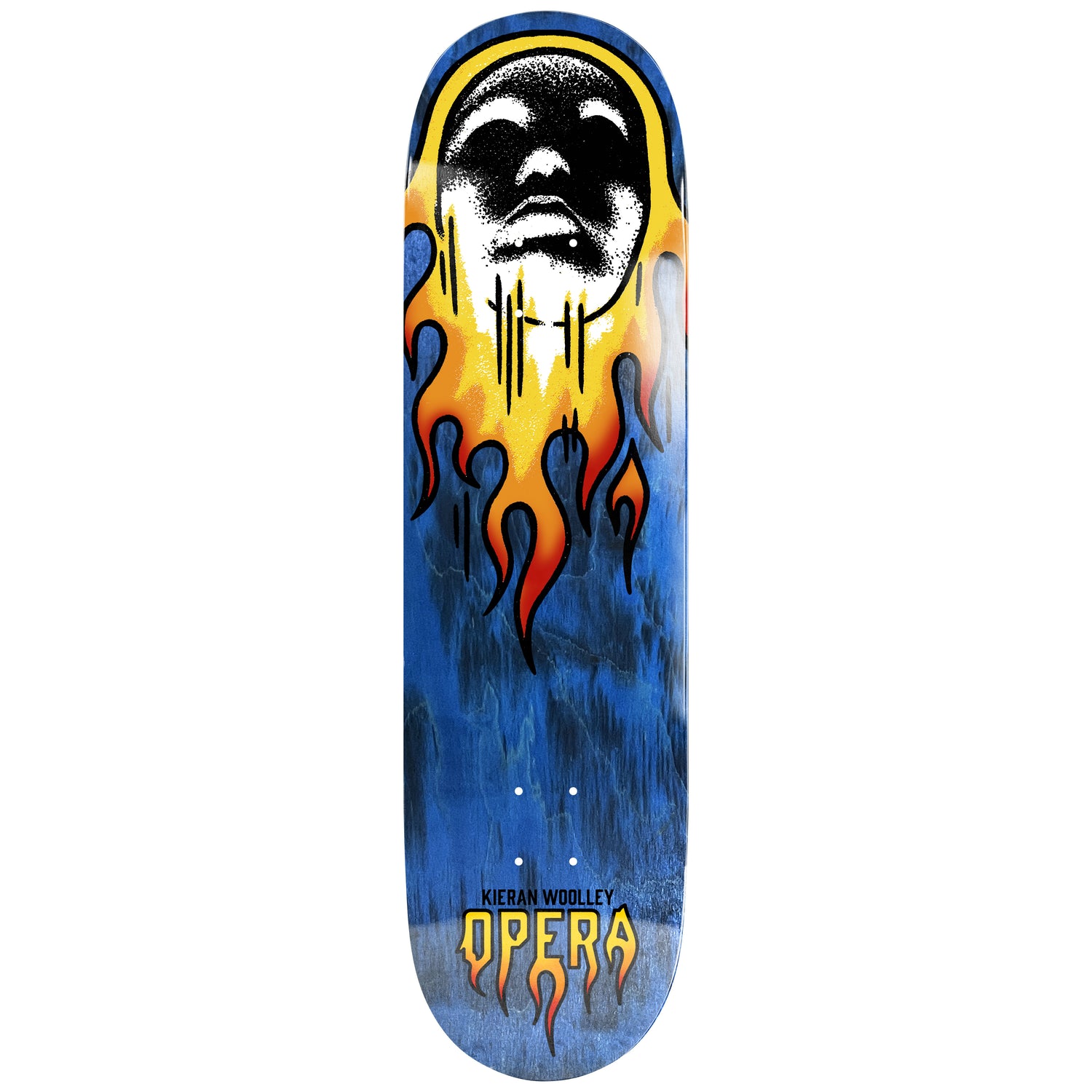 Opera Kieran Woolley Flame EX7 Blue/Black 9" Skateboard Deck