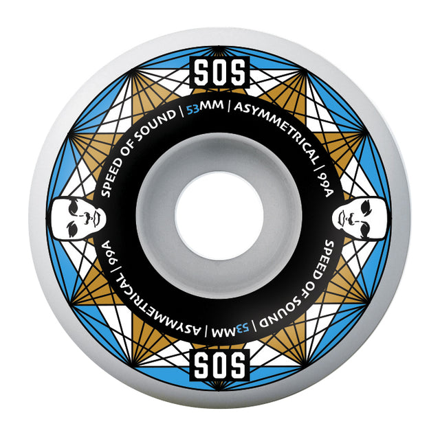 Opera SOS Heaters Asymmetrical 99a 53mm Skateboard Wheels