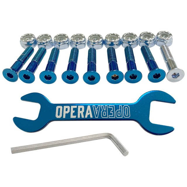 Opera Blue/Silver 7/8" Allen Hardware
