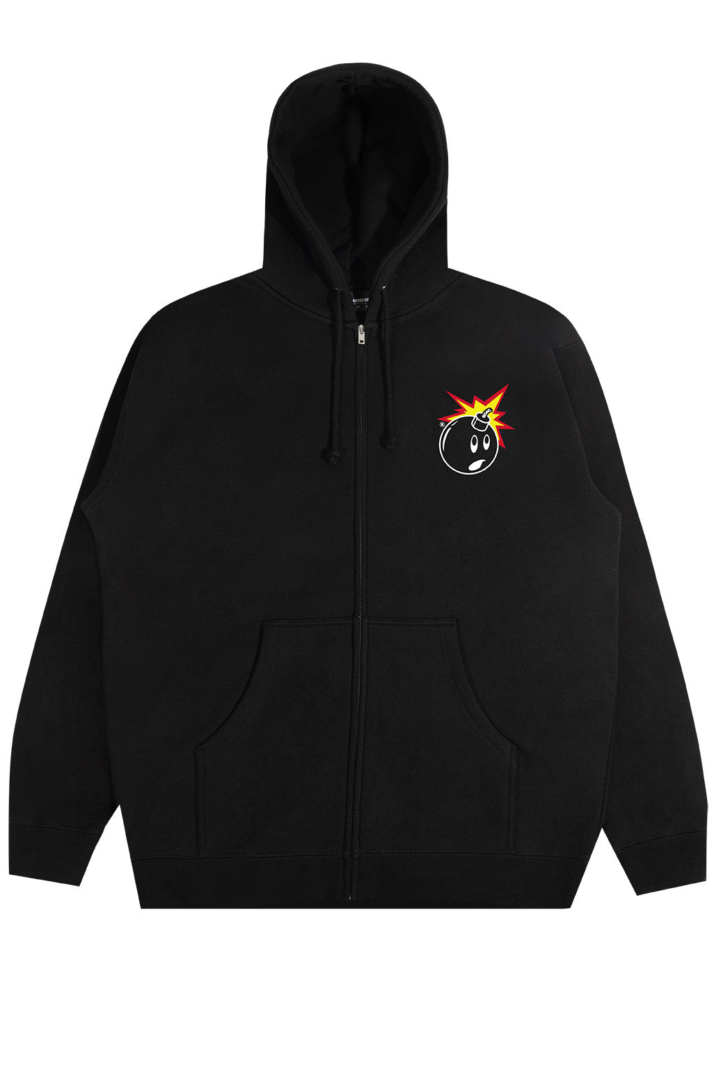The Hundreds Outstanding Black Zip-up Hooded Sweatshirt