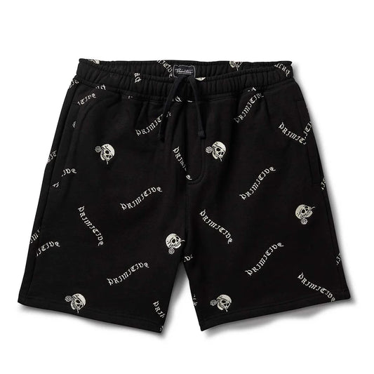 Primitive Rogue Black Fleece Shorts