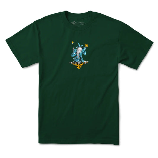 Primitive Wizard Forest Green S/s Shirt
