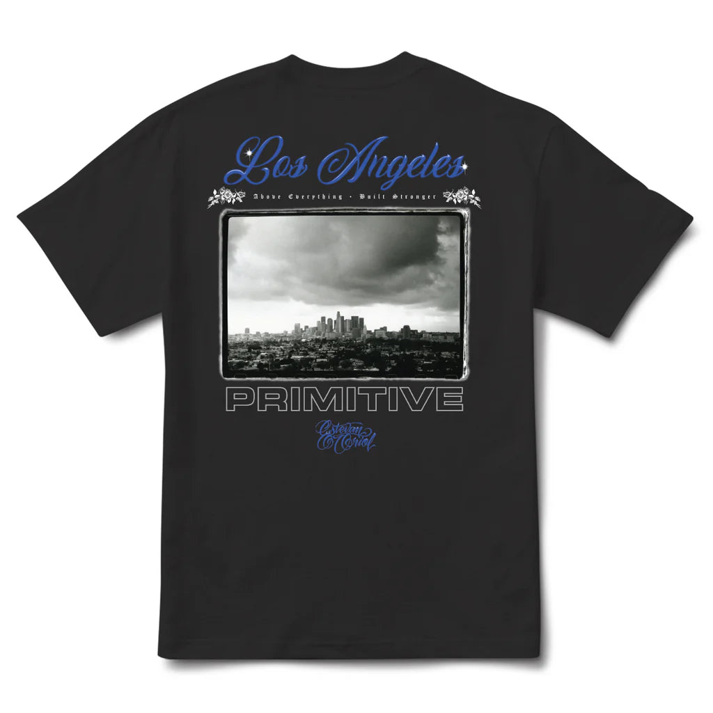 Primitive x Estevan Oriol City of Angels Black Heavyweight S/s Shirt