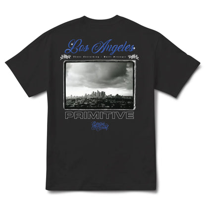 Primitive x Estevan Oriol City of Angels Black Heavyweight S/s Shirt