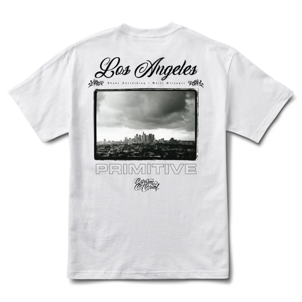 Primitive x Estevan Oriol City of Angels White Heavyweight S/s Shirt