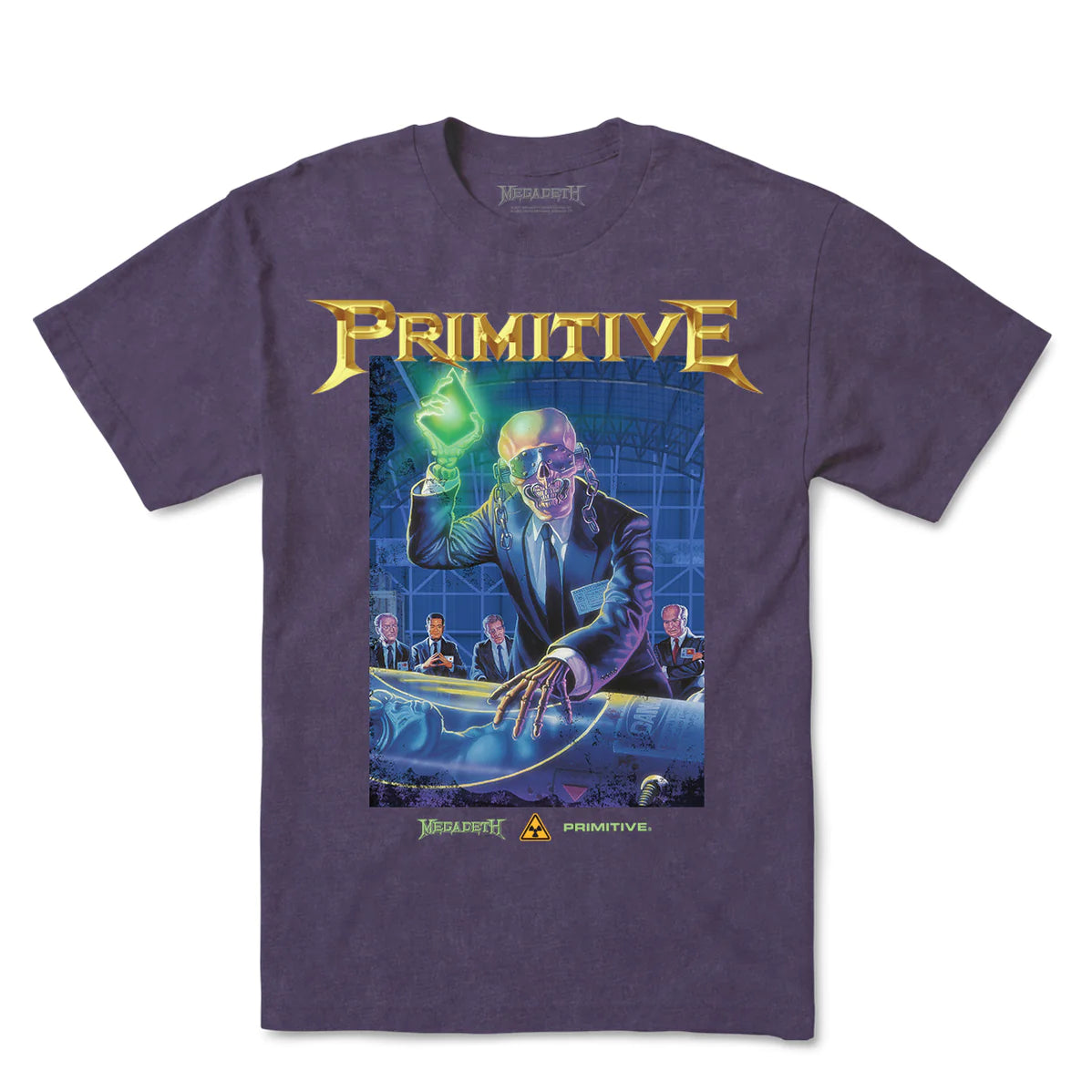 Primitive x Megadeth Rust In Peace Purple S/s Shirt