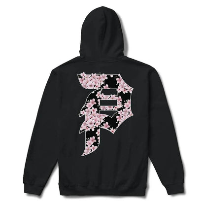 Primitive Sakura Black Heavyweight Hooded Sweatshirt