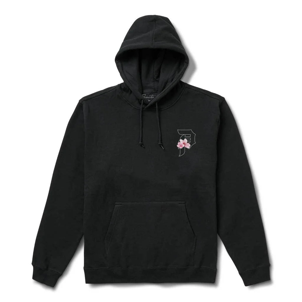 Primitive Sakura Black Heavyweight Hooded Sweatshirt – LA