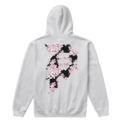 Primitive Sakura White Heavyweight Hooded Sweatshirt