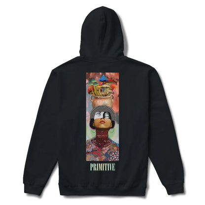 Primitive Aura Black Hooded Sweatshirt