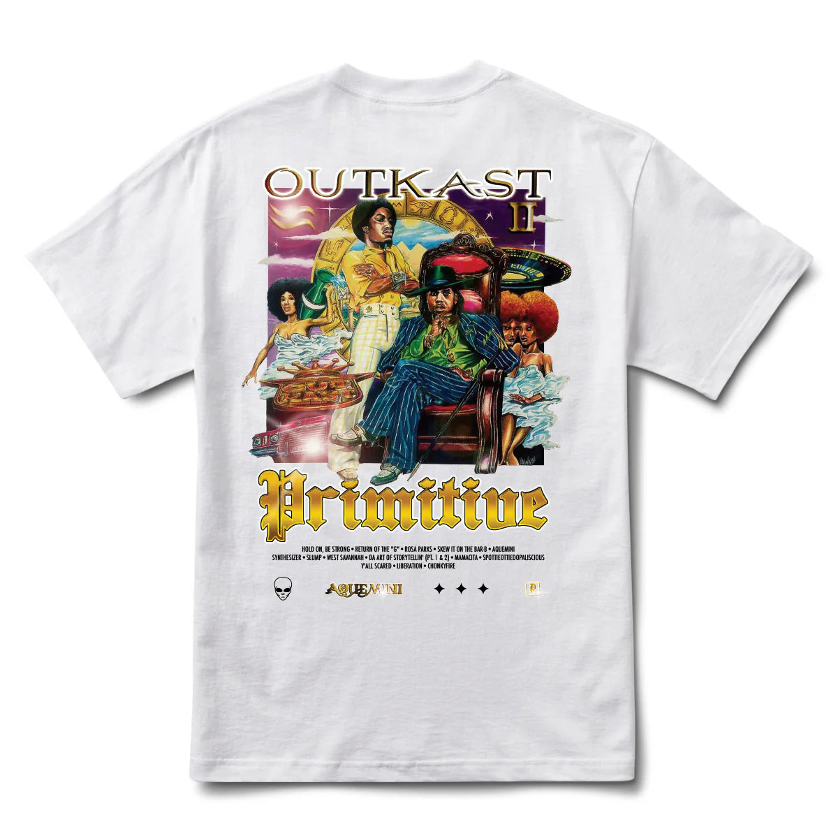 Primitive x Outkast Aquemini White S/s Shirt