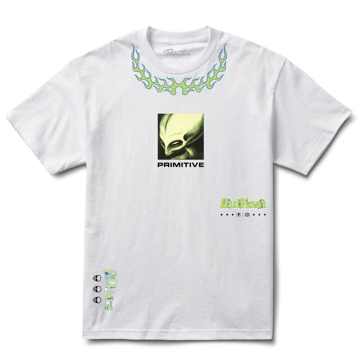 Primitive x Outkast ATLiens White Heavyweight S/s Shirt