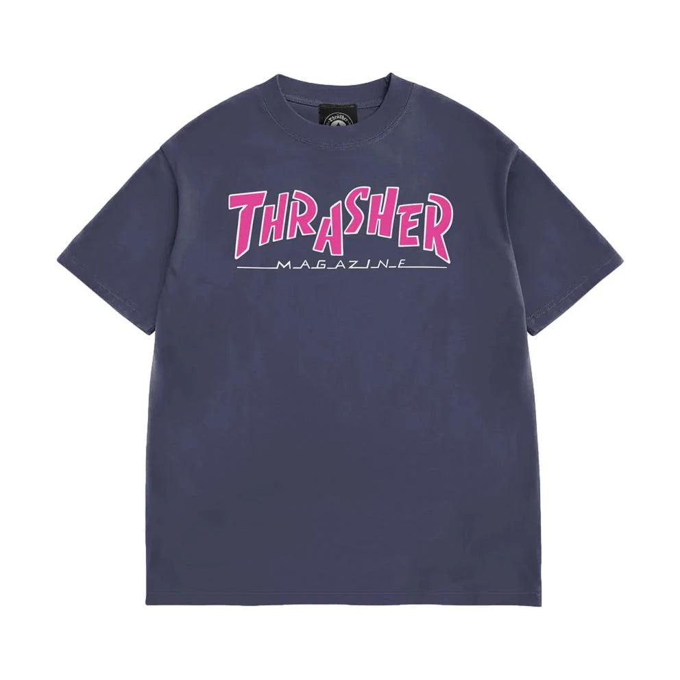 Thrasher Parra Mag Navy Boxy S/S Shirt