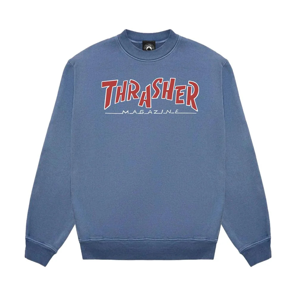 Thrasher Parra Mag Blue Vintage Heavyweight Crewneck