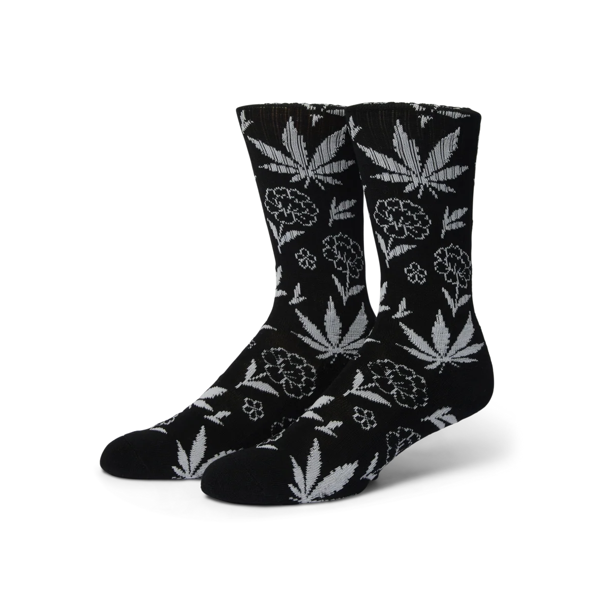 HUF Plantlife Porcelain Black Sock